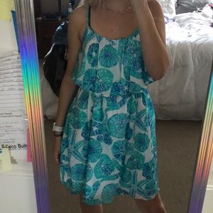 flowy Lilly Pulitzer dress